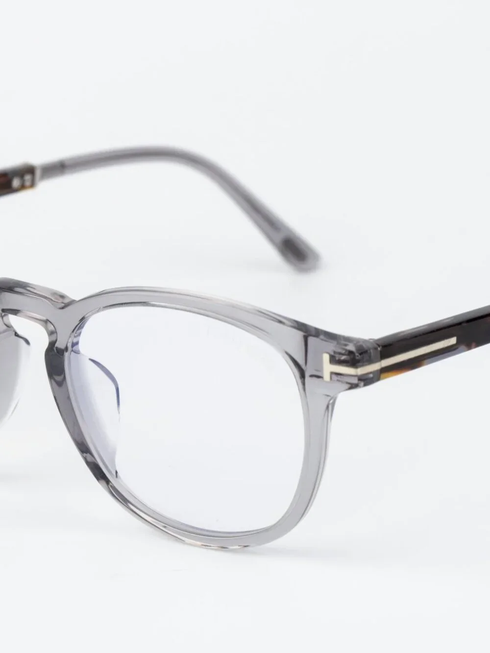Tom Ford Women Eyeglasses Grey Round FT5891-F-B 020 NEW AUTHENTIC